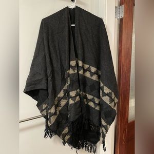 Monk & Lou Wool Poncho